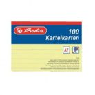 Tanulókártya, HERLITZ, A/7, 100 ív, színes, Kartotékkártya/Karteikarten