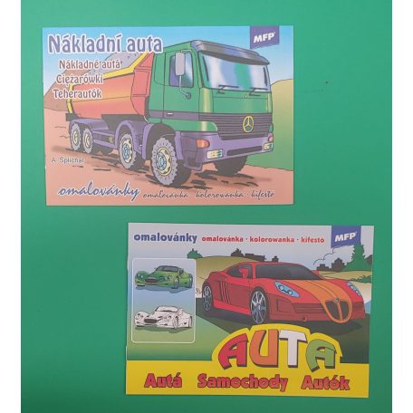 Gyermek színező (kifestő) füzet, MFP, többféle