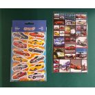 Matrica, STICKERS, papír, A/5, többféle