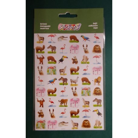 Matrica, STICKERS, papír, A/5, többféle