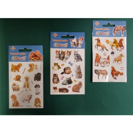Matrica, STICKERS, papír, A/6, többféle
