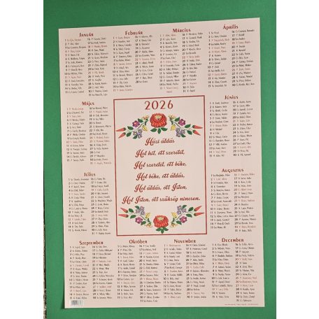 Plakátnaptár, VALK, képes