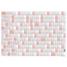 Plakátnaptár, VALK, - Éves tervező, 2 oldalas, álló, fekvő