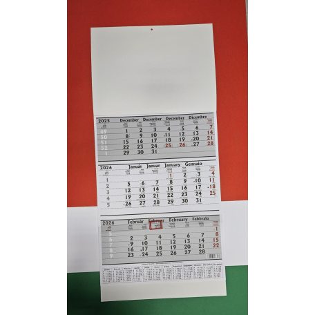 Speditőr naptár, VALK, kép nélkül