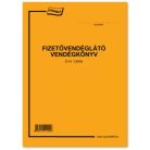 Fizetővendéglátó vendégkönyv, NYOMELL - D.VV. 1250/B