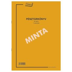 Pénztárkönyv, B/4-es, 50 lapos - TERV 504