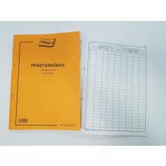 Pénztárkönyv, B/4-es, 50 lapos - TERV 504