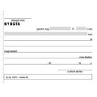 Átvételi elismervény, nyugta befizetésekről, VICTORIA PAPER - B.13-67/V