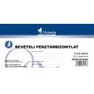 Bevételi pénztárbizonylat, VICTORIA PAPER, 25×3 lapos - B.318-102/A/V