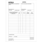 Számlatömb, VICTORIA PAPER, 1 ÁFÁ-s, 50x3 lapos, álló - B.13-374/V