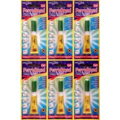 Pillanatragasztó gél, FERROBOND, univerzális, 3 g.