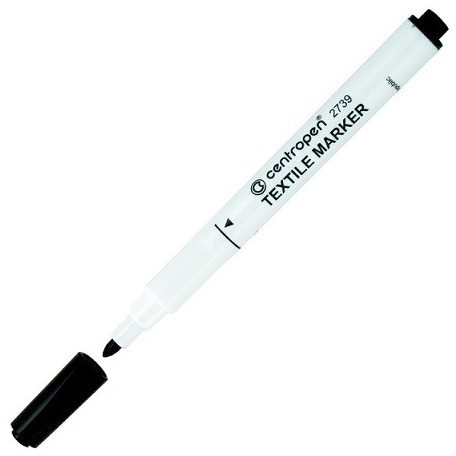 Textildíszítő filctoll, CENTROPEN, 2739, textilfilc