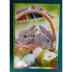 Gyermek színező füzet, STICKERS, vegyes minták