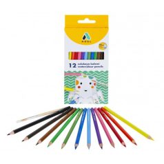 Színes ceruzakészlet, ADEL, 2610, aqua, 12 színű + ecset