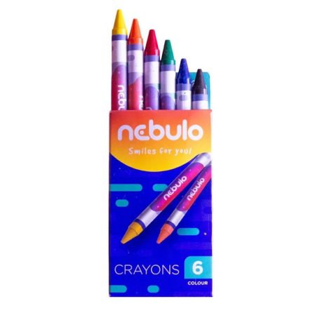 Zsírkrétakészlet, NEBULÓ, 6 színű
